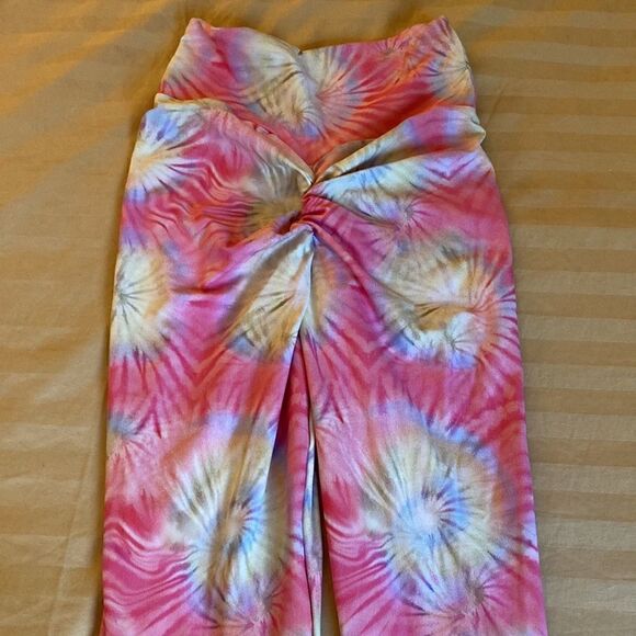 Shape Up Fitness Wear New Multi Pastel Colors High Waisted Legging/ Rear Detail - Picture 4 of 7